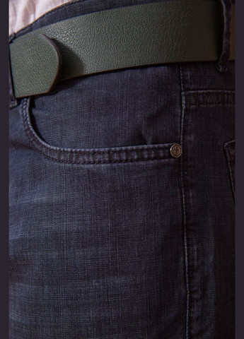 Темно-синие демисезонные регюлар фит джинсы мужские прямого кроя Ager