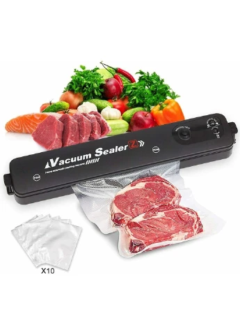 Побутовий вакуумний пакувальник Vacuum Sealer ZKFK-001 90W Black (3_01420) No Brand (395879403)