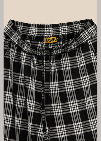 Черно-белые кэжуал демисезонные брюки LAWA
