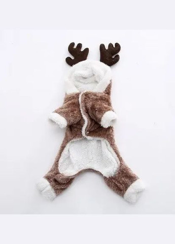 Костюм комбінезон для котів Pet Style "Олень" Коричневий L No Brand - (323233008)