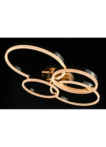 Люстра светодиодная потолочная LED светильник для квартиры на потолок лэд с пультом 27097 Золото 11х63х83 см. Sunnysky (335975380)