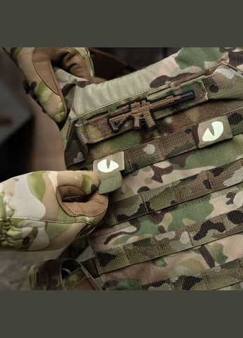 Нашивка Tiger Eyes Laser Cut (пара) Multicam M-TAC (315047908)