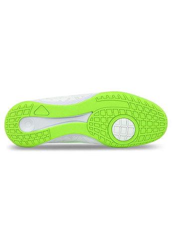 Белые футзалки обувь для мини-футбола 230465-4 размер салатовый Difeno