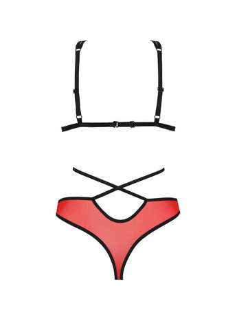 Червоний демісезонний peonia set red l/xl Passion