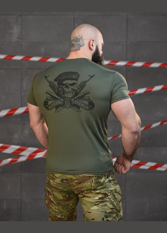 Тактична футболка потоотводяща Вірний завжди олива Freedom (329695121)