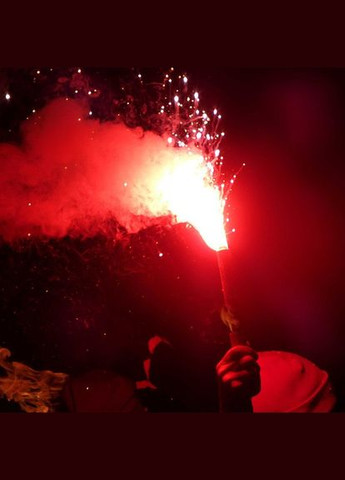 Морський Фаєр HF-0270R, 60 сек, кольоровий вогонь, факел, фальшфеєр, не гасне у воді, червоний Maxsem (326794524)