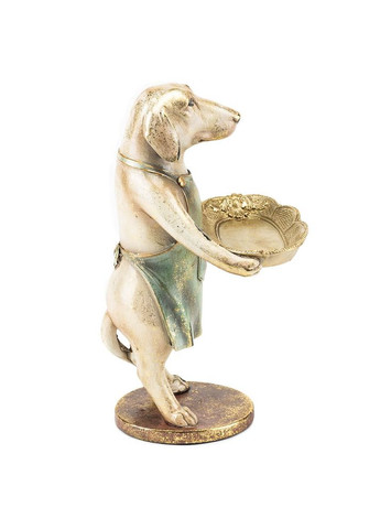 Статуэтка "Собака с подносом" 27 см 12014-017 Artdeco (346534731)