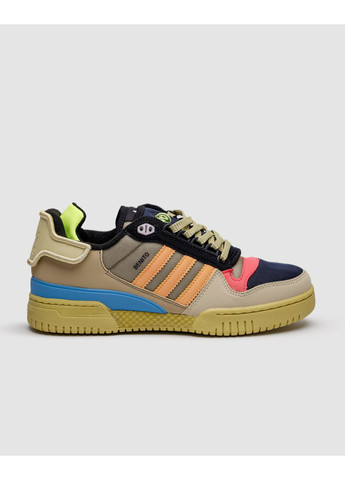 КРОССОВКИ ЖЕНСКИЕ ADIDAS BAD BUNNY X FORUM POWERPHASE BENITO АДИДАС БЕД БАНИ No Brand комбинированные демисезоны (369391229)