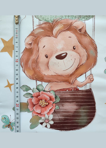 Декоративные наклейки на стены Лев летит на воздушном шаре (лист 40 х 60 см) Б156-20-14 No Brand (302243012)