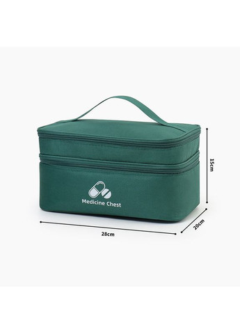 Аптечка, сумка-органайзер для медикаментів 28x20x15см Зелений ( код: IBC007MG ) Profi Care (361049429)