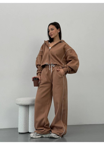 Жіночий спортивний костюм на флісі No Brand (371141301)