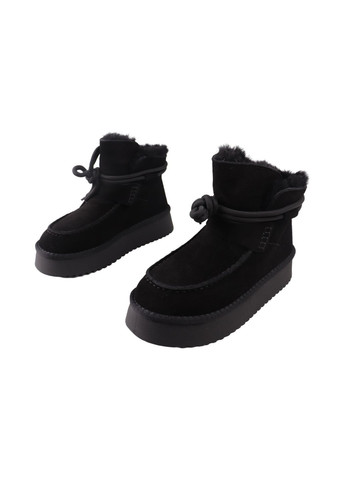 Угги жіночі чорні натуральна замша Sorte Lady 153-25ZU (307078857)