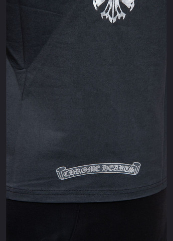 Черная футболка Chrome Hearts