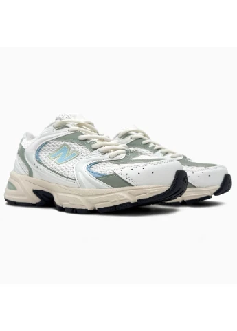 КРОССОВКИ ЖЕНСКИЕ NEW BALANCE 530 BEIGE / MINT НЬЮ БЕЛАНС 530 No Brand бежевые демисезоны (368855020)