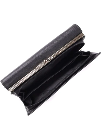 Функциональный женский кошелек на магнитах из натуральной кожи 23112 st leather (394034571)