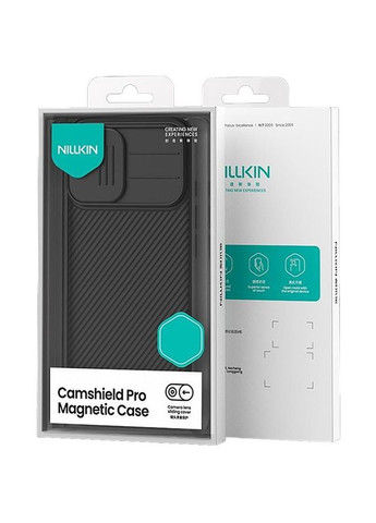 Карбонова накладка CamShield Pro Magnetic для Apple iPhone 17 (6.3") Black Nillkin (366833087)
