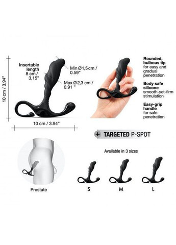 Ручний ергономічний масажер простати Expert P size S Dorcel (371389588)