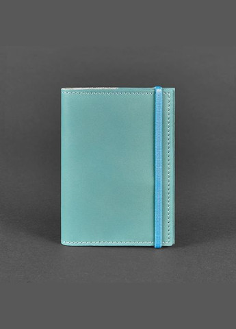 Шкіряна обкладинка для паспорта 1.0 бірюзова (A-026636) BlankNote (329743068)
