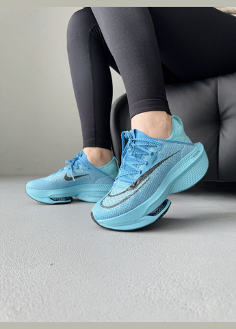 Кросівки жіночі і чоловічі Nike Air Zoom Alphafly Next 2 Blue Black | Найк Аір Зум Альфафлай блакитні No Brand блакитні демісезони (339775750)