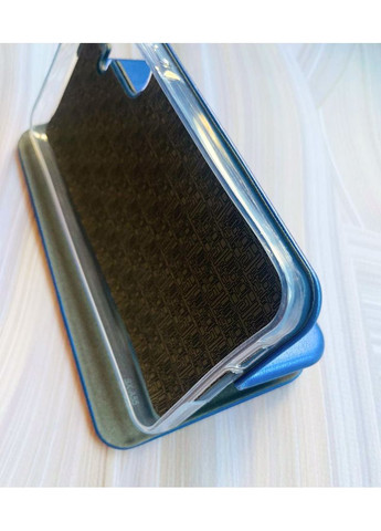 Чохол-книжка синій з малюнком на Samsung A55 (A556) Сердечка чорні (принт 402) CASE CONTROL (365435380)