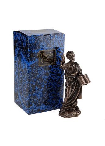 Фигурка декоративная из полистоуна "Апостол Петро" 21 см | Оригинальный подарок для христиан Handmade 76023A4 (370206494)