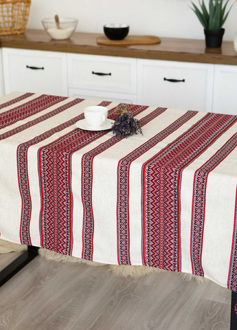 Скатертина вишита з українським орнаментом 3.0м х 1.5м (рнд1130) Homedec - (316472141)