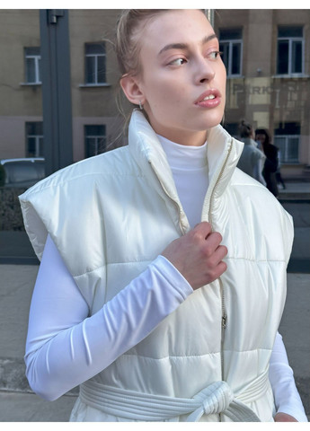 Жилет стеганый (без капюшона с поясом) No Brand (369502154)