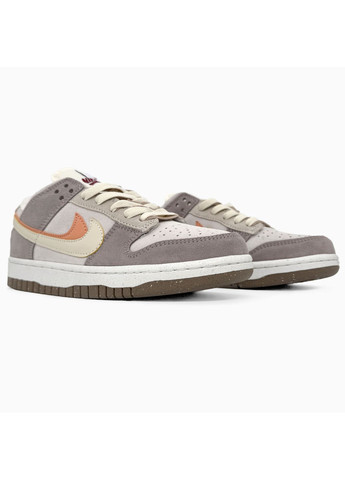 Бежевые демисезонные кроссовки мужские nike sb dunk louw 85 double brown / beige / orange найк сб данк No Brand