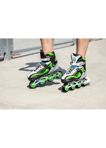 Роликові ковзани 4 в 1 SV-LG0034 Size 31-34 Black/Green/White SportVida (259014622)