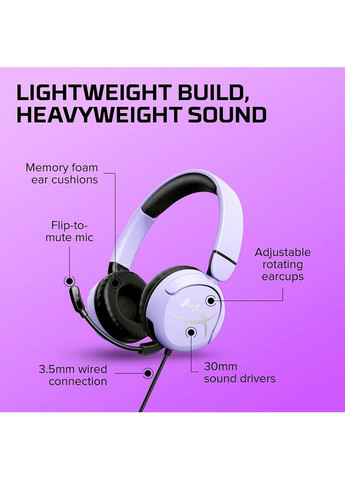Гарнитура Cloud Mini Wired Lavender (7G8F5AA) HyperX (316578573)