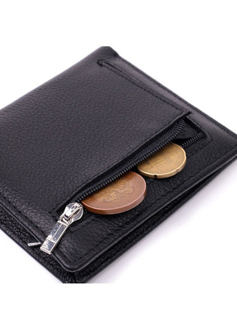 Жіночий гаманець в класичному чорному кольорі 19466 Чорний st leather (329146431)