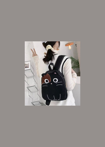 Рюкзак школьный дошкольный Черный Кот детский подростковый в корейском стиле аниме 29х20х9 см No Brand (330253262)