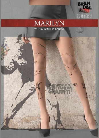 Женские колготки с граффити художника банкси graffiti banksy angels Marilyn (285790117)