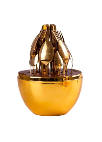 Набор столовых приборов на 6 персон 24 шт с подставкой 29 х 19.5 см HP7882GL TS Kitchen (369654330)