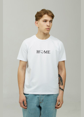 Белая мужская футболка home_rus Gen