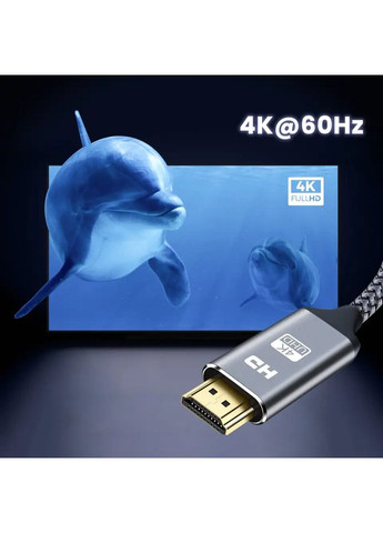 Кабель Mini HDMI - HDMI 2.0 4K 2 метра (0099) No Brand (351366358)