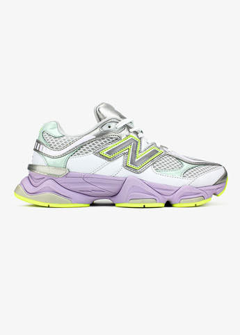 Кроссовки женские и мужские New Balance 9060 White Taro | Нью Беланс 9060 белые серые No Brand белые всесезоны (313102832)