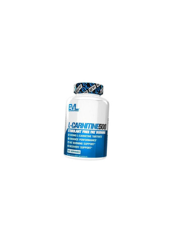Л Карнитин Тартрат для похудения, LCarnitine 500 Caps, 120капс (02385004) EVLution Nutrition (293255868)
