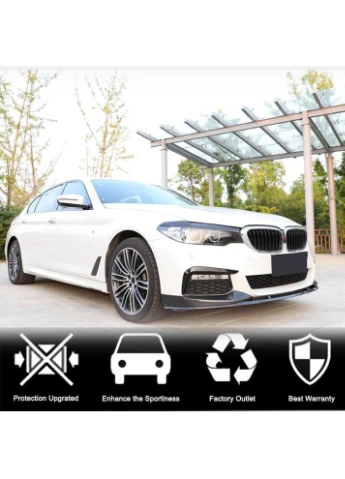 Накладки на передний бампер Flap V2 (для M-Sport 2017-2020, Карбон) для 5 серия G30/G31 гг BMW (392171575)
