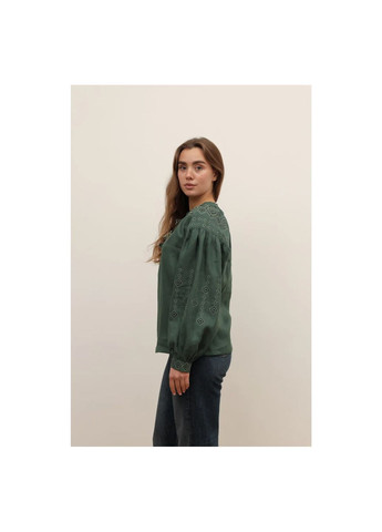 Зелена жіноча вишиванка діамант зелена розмір s (5000360) VOVNA (370289741)