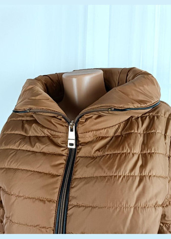 Коричнева демісезонна куртка демісезонна водовідштовхувальна та вітрозахисна для жінки lidl 276029 коричневий Esmara