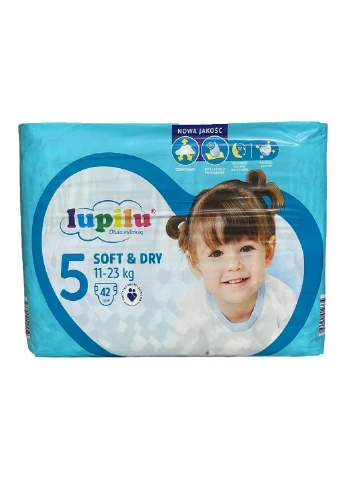 Підгузки soft & dry 5 Junior 11-23 кг 126 шт (113004665) Lupilu (387589074)