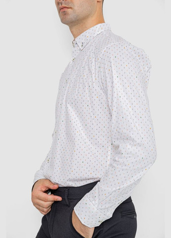 Белая повседневный рубашка Ager