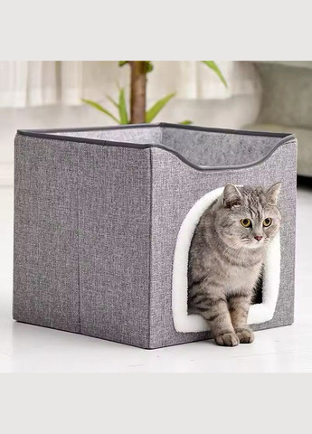 Домик складной для собак и кошек Каркасный дом двухуровневый для животных No Brand (306554868)