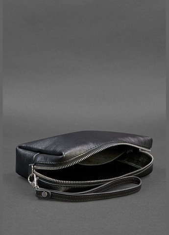 Шкіряна косметичка-несесер 3.0 Чорна Краст (A-026811) BlankNote (329743012)