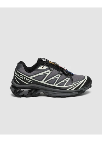 Черные летние кроссовки salomon xt-6 gore-tex black саломон хт 6 No Brand