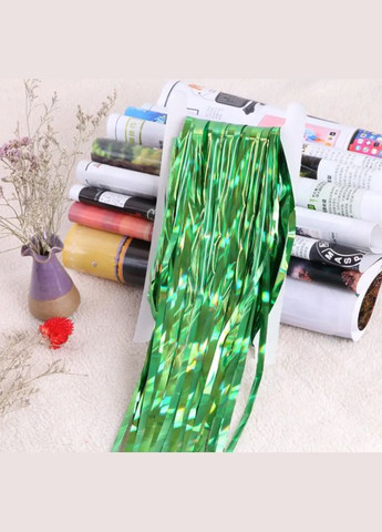 для фотозони з голограмою 3 м на 1 м зелений Jannet Дощик (316580273)