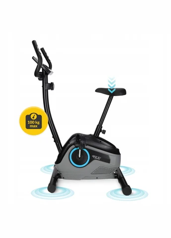 Велотренажер магнитный Active+ Black/Blue (P-5905973401609) 4FIZJO (386488617)