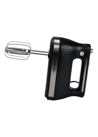 Ручной миксер SK-6632 кухонный миксер с насадками для теста 5 скоростей 300Вт Черный Sokany (316034713)