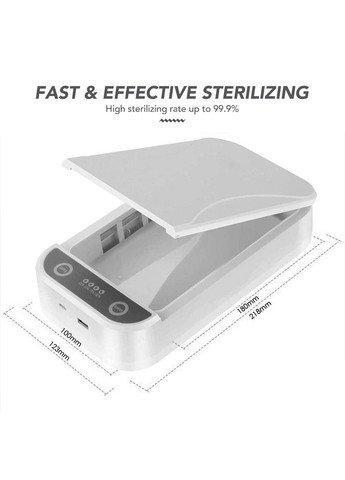 Уф стерилизатор портативный для телефона Portable Phone Sanitizer с функцией ароматерапии UV (353969541)